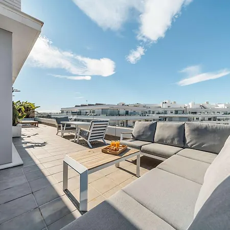 아파트 Jardines De Guadaiza Luxury Penthouse Rooftop Pool Bbq *